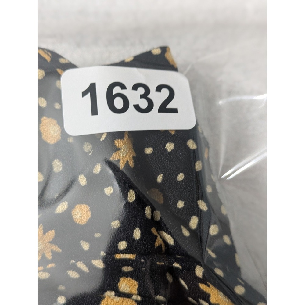 Reformation Slip Dress Crimini Midi Posie Ditsy Floral Black Size 4 Pullover - Picture 12 of 12